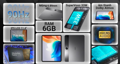 Máy tính bảng OPPO Pad Neo WiFi 6GB/128GB