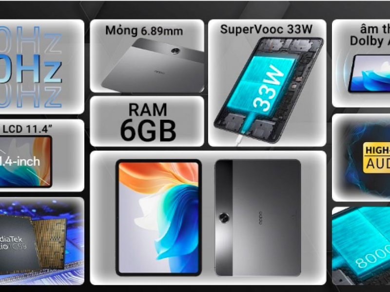 Máy tính bảng OPPO Pad Neo WiFi 6GB/128GB