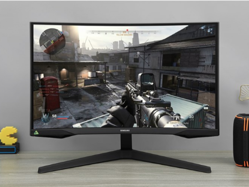 Màn hình Gaming Samsung Odyssey G5 G55C LS27CG552EEXXV 27 inch 2K/VA/165Hz/1ms/HDMI/DisplayPort